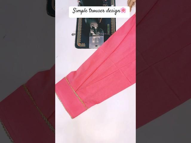 Very easy and simple trouser design @Dusky_threads #trouserdesign #sewinghacks #shorts #viral