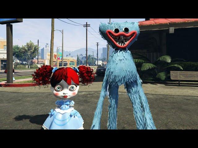 GTA POPPY PLAYTIME POPPY WOPPY AND HUGGY WUGGY ! || GTA MOD Gameplay || Konas2002