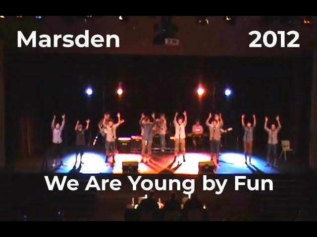 Marsden perfom ‘We Are Young - Fun’ (2012)