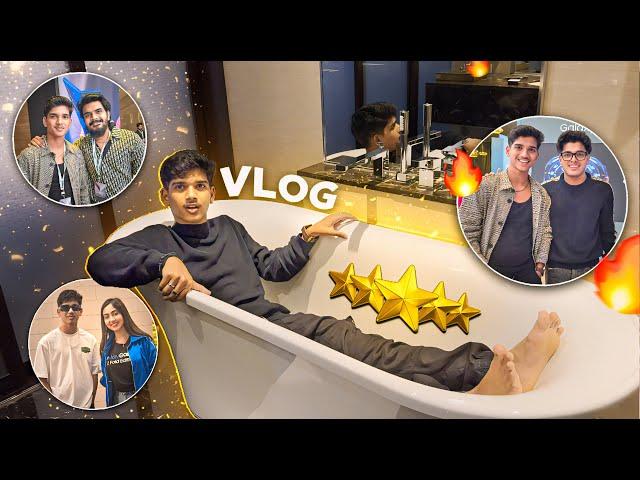 I Met Prasad Anna & Jonathan Gaming (@Prasadtechintelugu) 5 Star⭐Hotel | Samsung Event Telugu Vlog