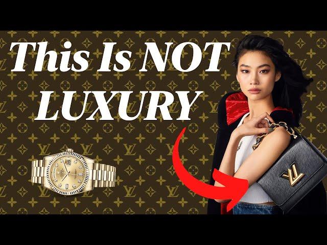 Luxury Fashion Is For Poor People