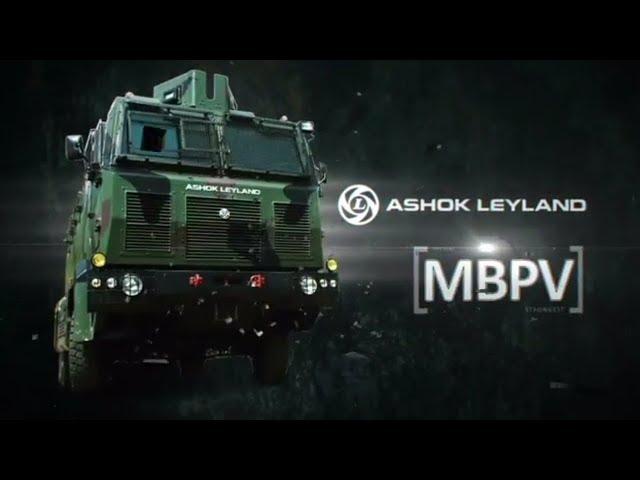 Ashok Leyland's Medium Bullet Proof Vehicle (MBPV)