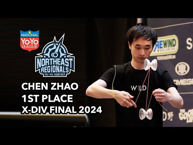 Chen Zhao — X Final 4A — 1st Place — 2024 Northeast Regional Yo Yo Contest