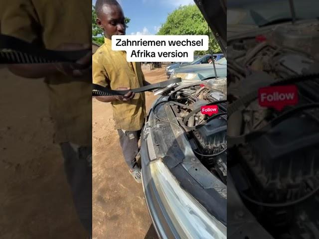 Zahnriemen wechsel  Afrikanischer Art