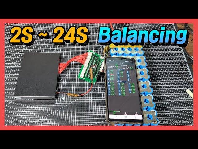 2S~24S 배터리 셀별 전압 및 액티브 밸런싱 ( active balancing ) / JK-B1A24S / Battery Active Equalizer  진반장