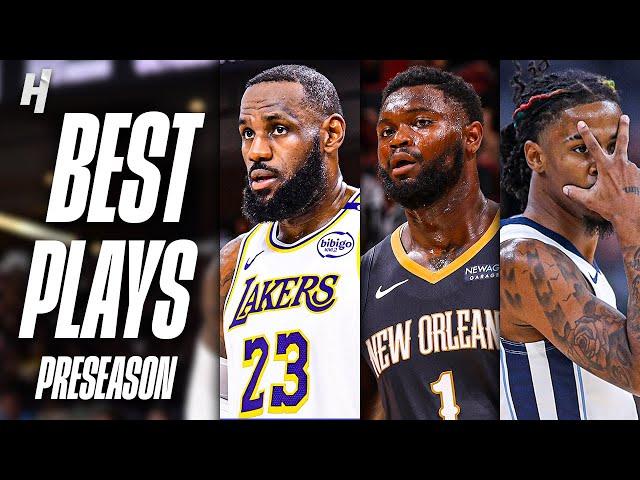 BEST Plays & Highlights of the 2024 NBA Preseason 