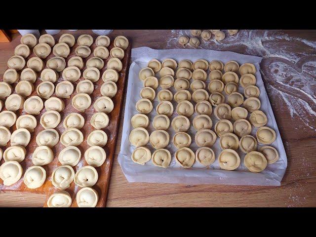 How to make Russian dumplings? Very tasty!