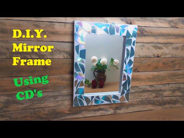 DIY Mirror Frame using old CD's