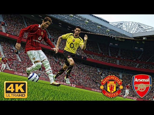 Manchester Utd v Arsenal 2005 - Ultra Realistic Legends Patch: PES 2020