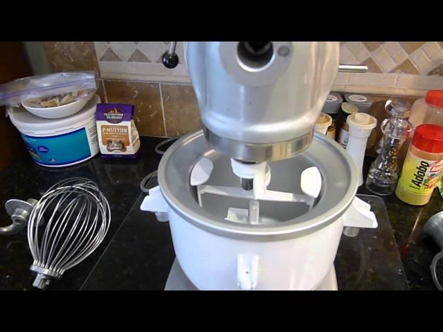 Hobart N50 N-50 and the KitchenAid KICA0WH ICE Cream Attachment Fitting