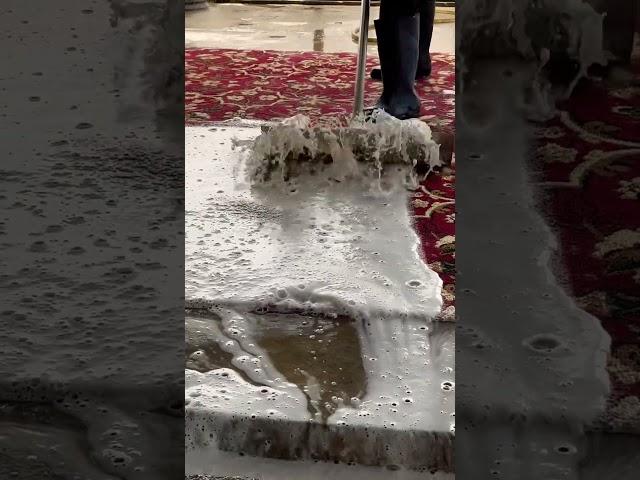 Foam scraping #19  #satisfying #asmr #carpetcleaning #foam #smooth #carpet