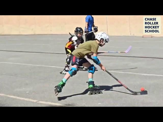 Тренировка по роллер хоккею в Chase Roller Hockey School. Хоккей на роликах в Харькове.
