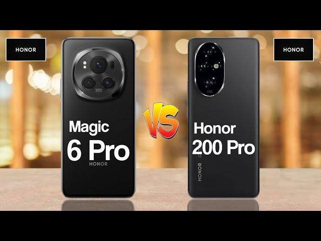 Honor Magic 6 Pro 5G Vs Honor 200 Pro 5G