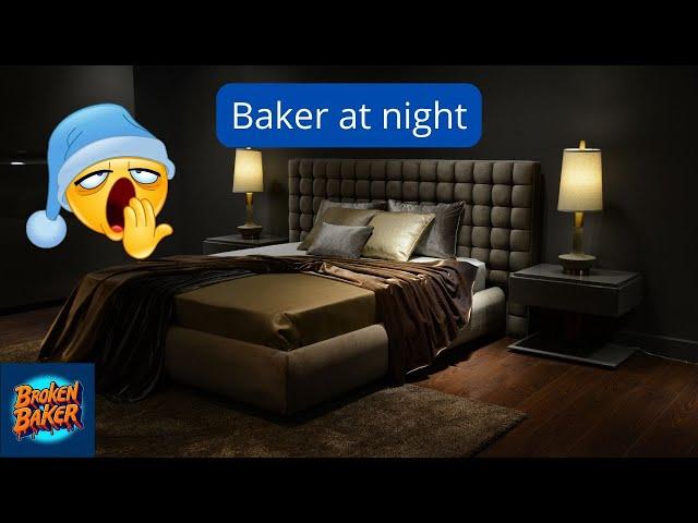 Baker at night