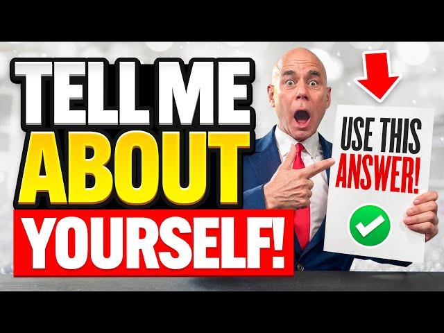 TELL ME ABOUT YOURSELF! (How to INTRODUCE YOURSELF in English in a JOB INTERVIEW with EASE!)