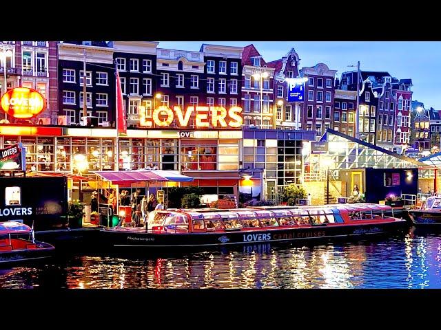 Canal Cruise - City Tour - Amsterdam 2024 | 4K