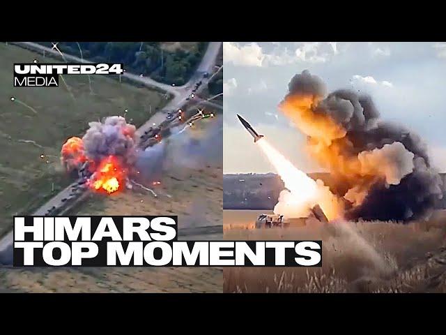 HIMARS in Action, Hunting Russians  TOP MOMENTS. Footage of the most spectacular &effective strikes