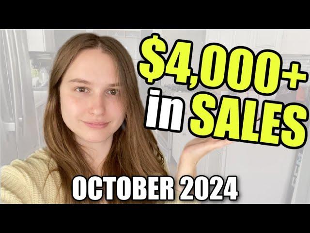 October 2024 Poshmark Sales Numbers + What Sold