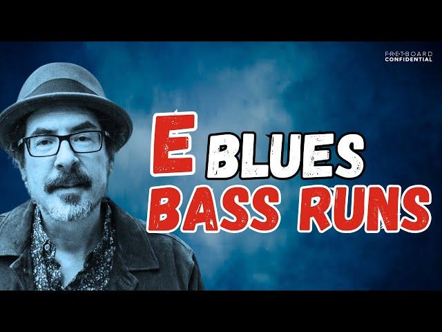 E Blues Bass Runs: Acoustic Fingerstyle Guitar Lesson