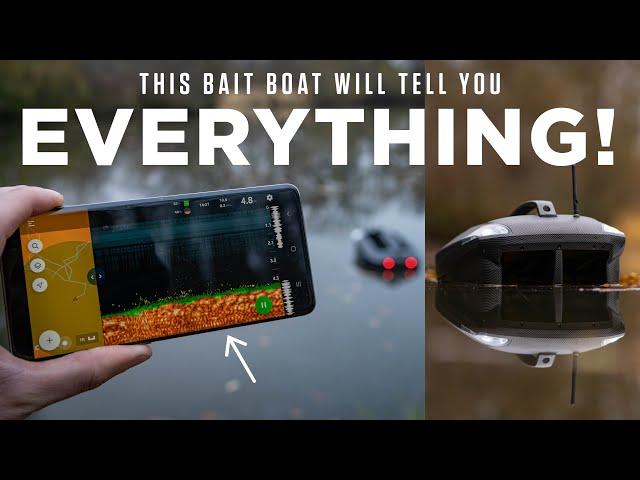 This bait boat will tell you EVERYTHING: depths, lakebed type — even fish location! | Carp Fishing