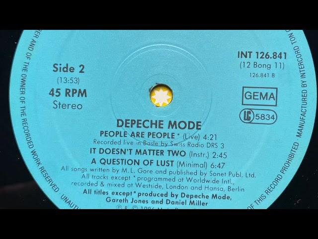 Depeche Mode - People Are People Live -  MUTE RECORDS