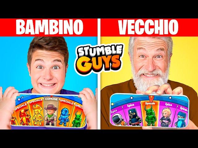 BAMBINI vs VECCHI SU STUMBLE GUYS!