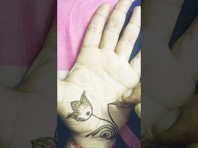 #very #simplemehndidesign #easy #and #beautifulartidea #forbignner #sandhya #all #arts