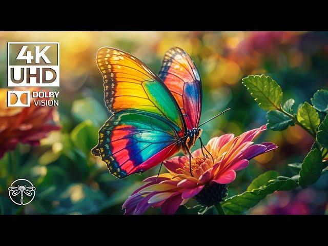 Butterfly 4K Video UHD - Insects Film Heals stress, anxiety and depression