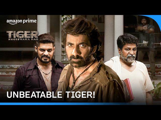 Tiger is ready to conquer everything  | Ravi Teja | Tiger Nageswara Rao | Prime Video India