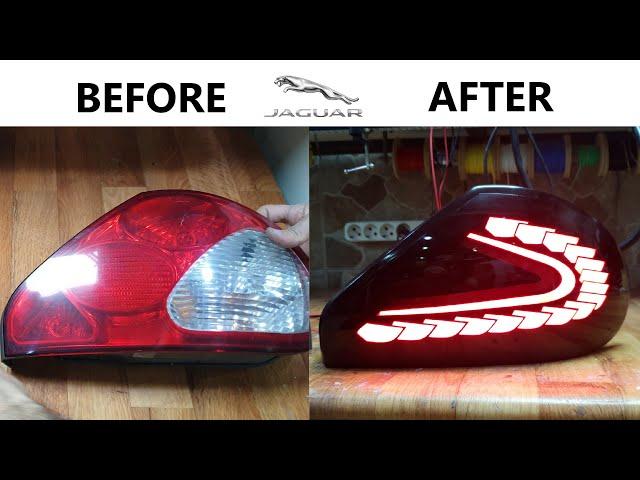 HOW IT'S MADE JAGUAR X TYPE CUSTOM LED TAIL LIGHT