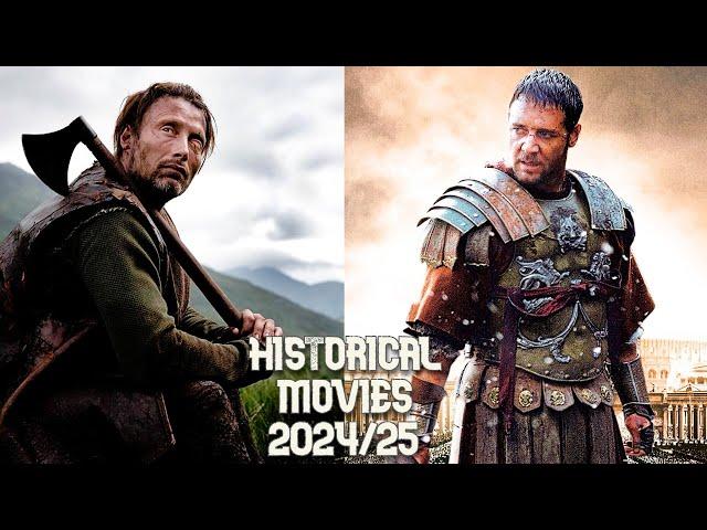 Top 5 Upcoming Historical Movies 2024/2025