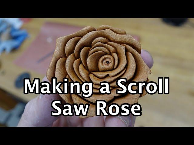 Making a Scroll Saw Rose