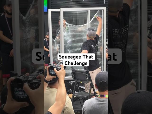 Window Cleaning round at Squeegee Battles Competition #windowtint #windowclean #competition