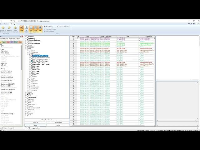 [XCAP-M] logging message filtering - QC L3