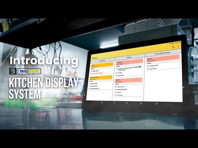 Introducing BIG POS Kitchen Display System!