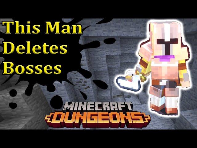 High DPS boss build Minecraft Dungeons Moon Daggers