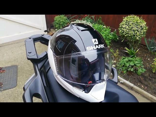 Shark Evojet Helmet, living with it. See link in description.