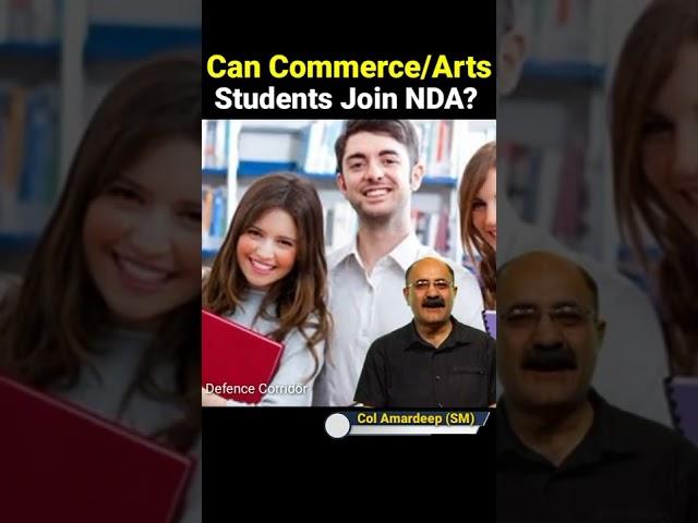 Can Commerce/Arts Student Join NDA by Col Amardeep(SM) #shorts