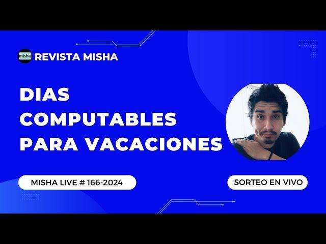 DIAS COMPUTABLES PARA VACACIONES