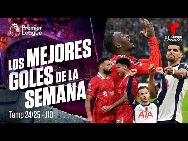 Todos los GOLES de la décima jornada | Premier League | Telemundo Deportes