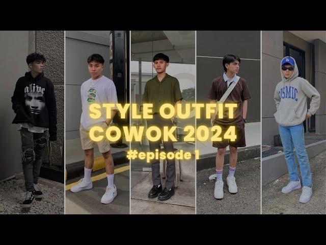 Inspirasi Outfit Cowok Keren | Rekomendasi Ootd Pria 2024 | Shopee Haul | #episode1