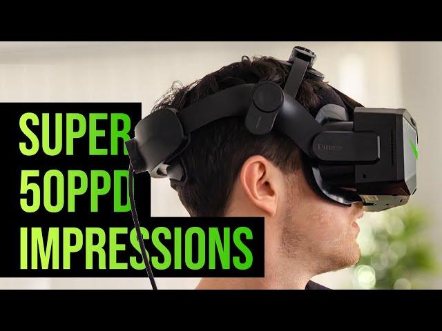 Pimax Crystal Super 50 PPD impressions at the MRTV XR Hardware Showcase in Dortmund