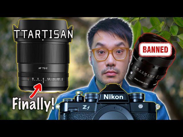 The Lens Nikon Won't let Sigma Make? | TTArtisan 75mm f2 for Nikon Zf