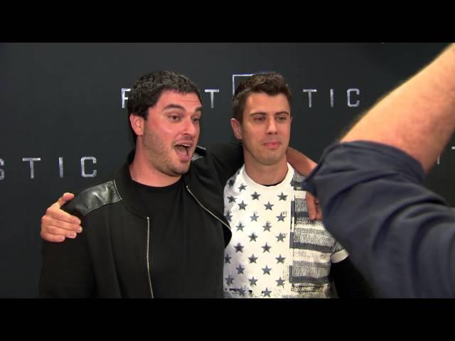 The Fantastic Four: Toby Kebbell & Josh Trank at the LA Movie Premiere | ScreenSlam