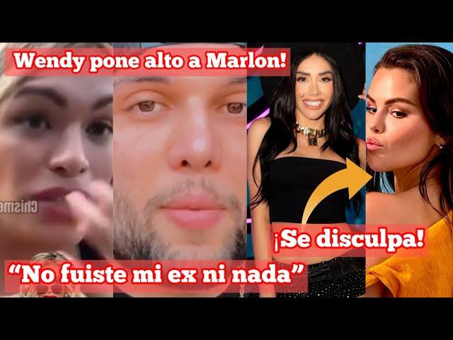 ¡Wendy le pone un alto a Marlon! | “No fuiste mi ex ni nada”  | karime se disculpa con Selena!