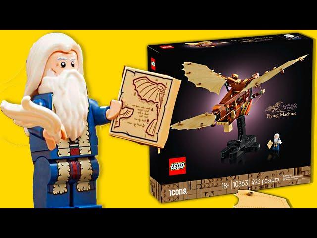 LEGO ICONS 2025 Leonardo da Vinci Set OFFICIALLY REVEALED!