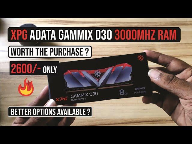 Cheapest 3000MHz ram |XPG adata gammix D30 3000MHz ram  | 2020 |