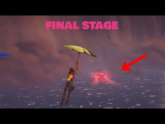 Fortnite - I swam VERY CLOSE to the SEASON 3 SHARK SHIP POI! (FINAL SANDSTORM EVENT STAGE) Showcase