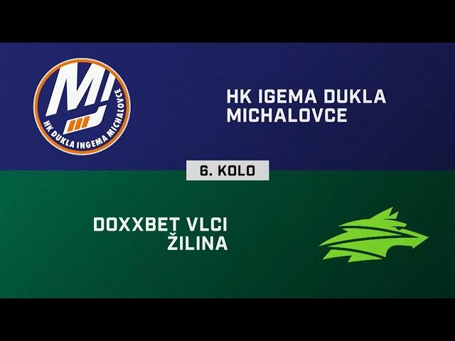 6. kolo: HK Dukla Ingema Michalovce – DOXXbet Vlci Žilina 6:1 (HIGHLIGHTY)