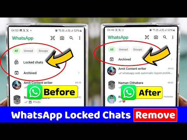 How to Hide Locked Chats in WhatsApp With Secret Code, How to Remove Locked Chats Folder in WhatsApp
